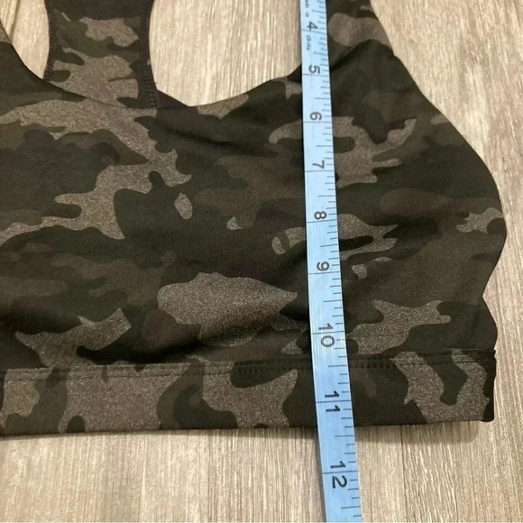 Fabletics Kessler Medium Impact‎ Sports Bra Charcoal Camo Size S - Picture 7 of 7